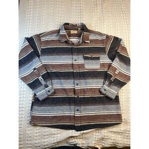 Red Head Ranch Men’s 2XL Western Workwear Flannel Shirt Wool Blend